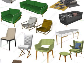 后現(xiàn)代輕奢家具裝飾柜SU模型設計指南與下載資源